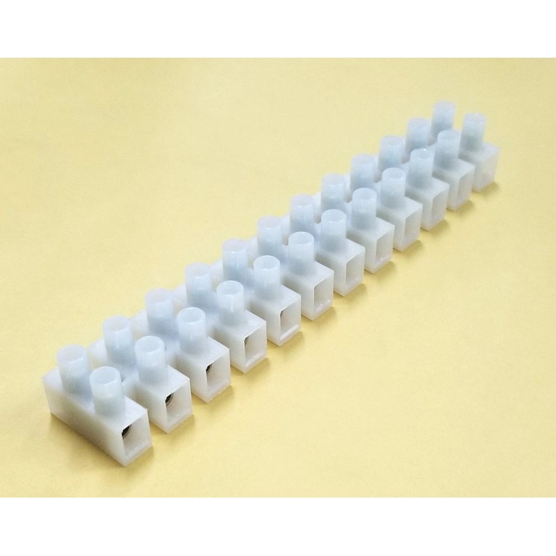 13-1216, Philmore 12 Position Euro Style Terminal Block Barrier Strip ~ 35A, 300V