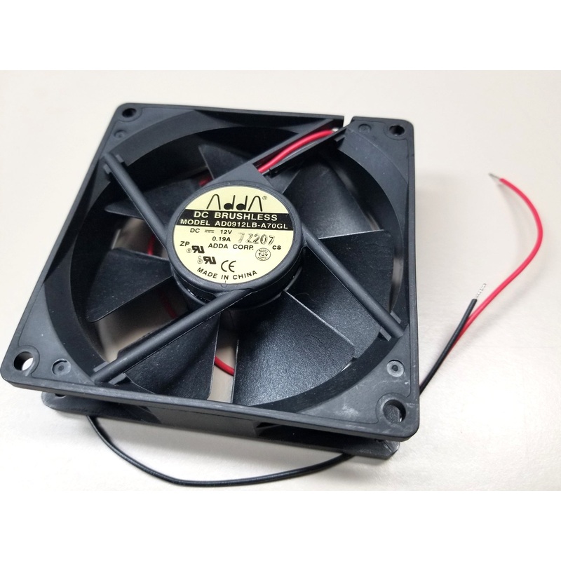 AD0912LB-A70GL, ADDA 92mm x 25mm 12V DC Cooling Fan ~ 36.0 CFM