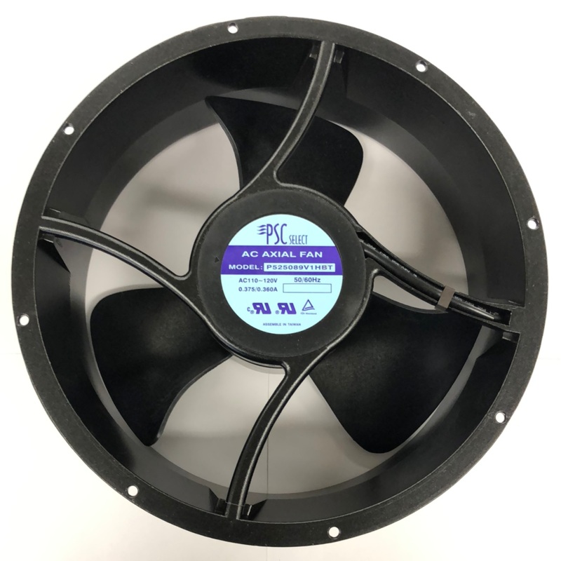 P525089V1HBT, PSC Select 254mm x 89mm 100~125V AC Cooling Fan ~ 640 CFM