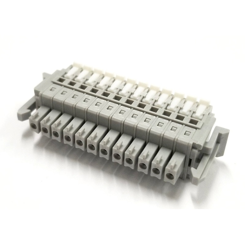 SL-4000-AP-12P, Sato Parts 12 Female Pin Screwless, Latching Terminal Plug