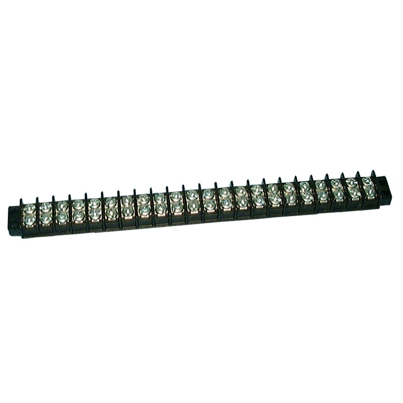 13-1422, Philmore 22 Position Dual Row Terminal Block Barrier Strip ~ 30A @ 300V
