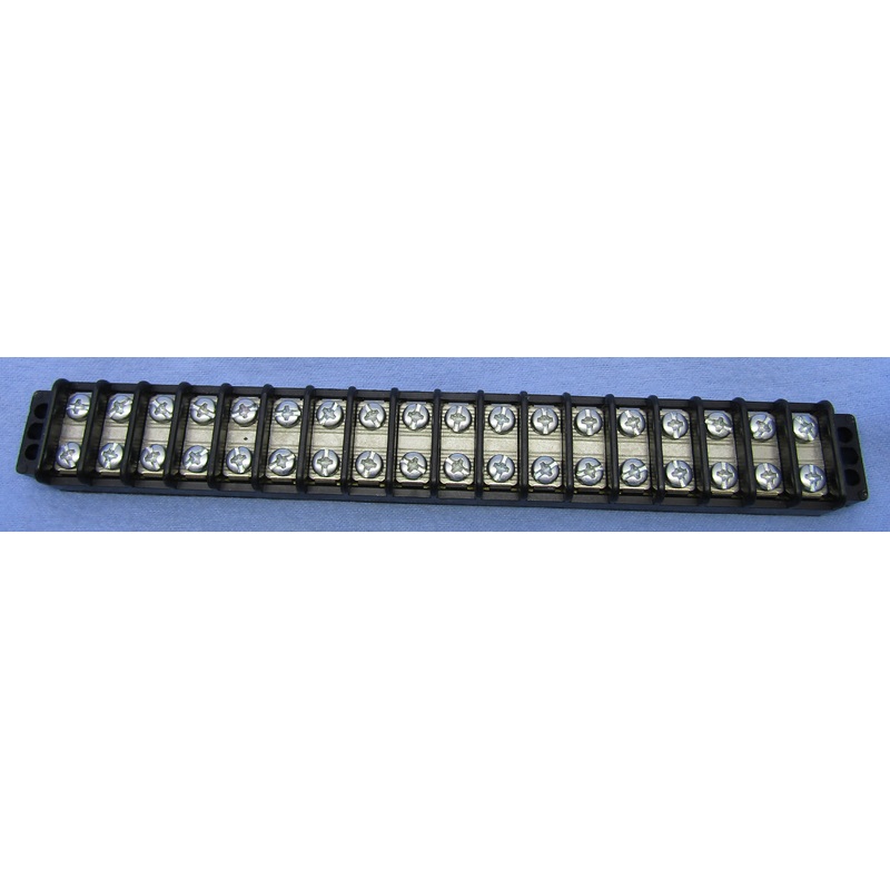 13-1518, Philmore 18 Position Dual Row Terminal Block Barrier Strip ~ 30A @ 300V