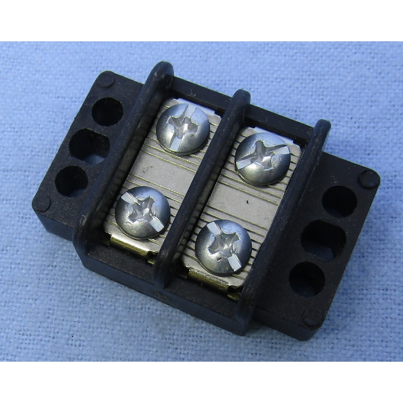 Philmore 13-1502 2 Position Dual Row Terminal Block Barrier Strip ~ 30A @ 300V