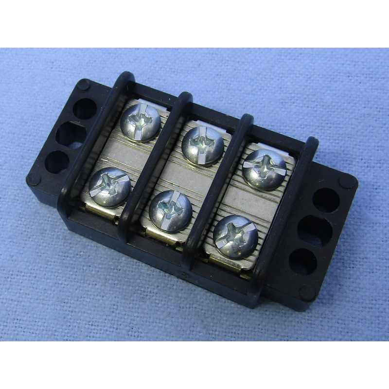 Philmore 13-1503 3 Position Dual Row Terminal Block Barrier Strip ~ 30A @ 300V
