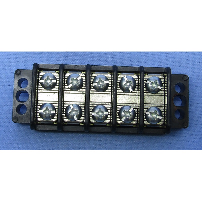 Philmore 13-1505 5 Position Dual Row Terminal Block Barrier Strip ~ 30A @ 300V