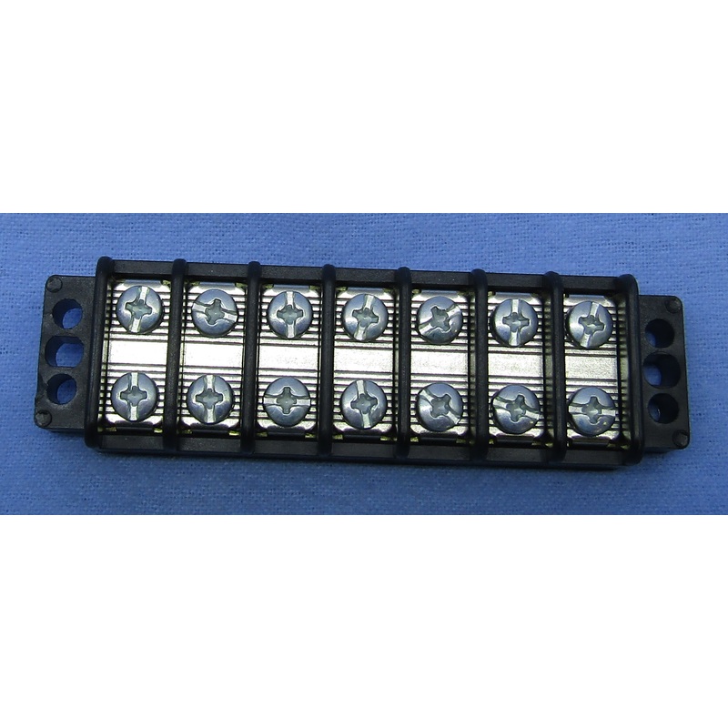 Philmore 13-1507 7 Position Dual Row Terminal Block Barrier Strip ~ 30A @ 300V