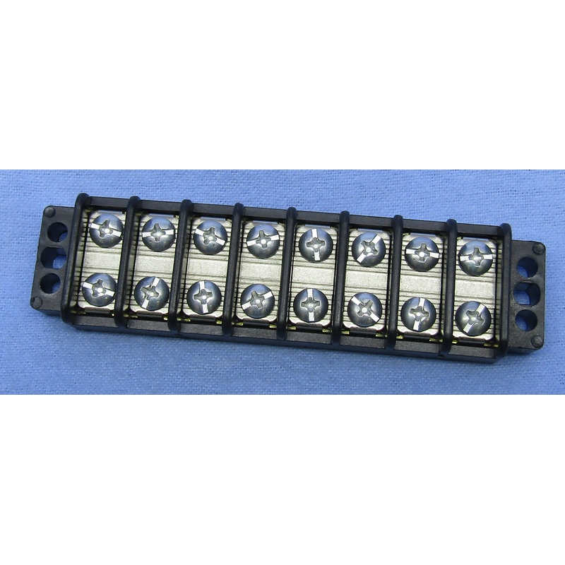 Philmore 13-1508 8 Position Dual Row Terminal Block Barrier Strip ~ 30A @ 300V