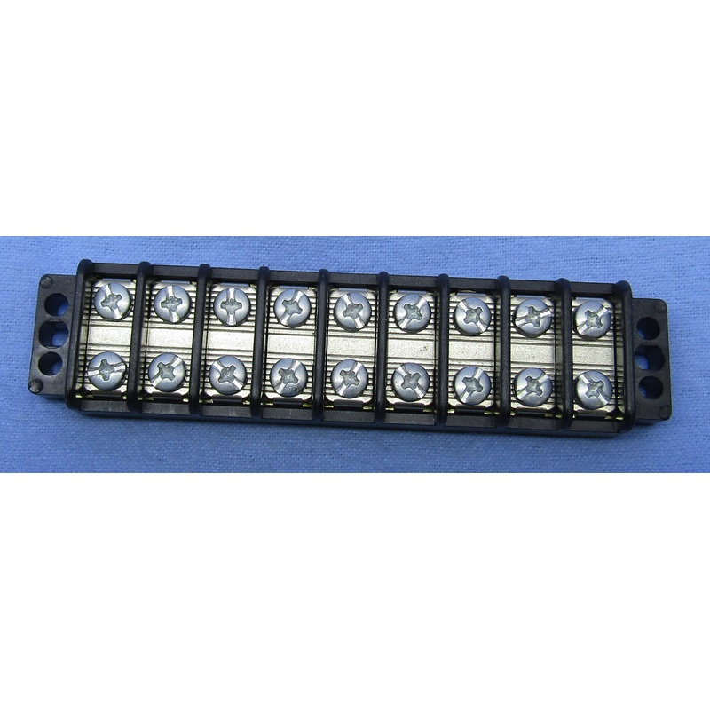 Philmore 13-1509 9 Position Dual Row Terminal Block Barrier Strip ~ 30A @ 300V