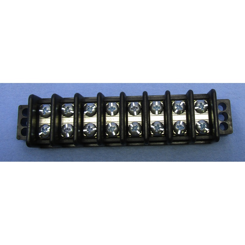Philmore 13-1608 8 Position Dual Row Terminal Block Barrier Strip ~ 30A @ 600V