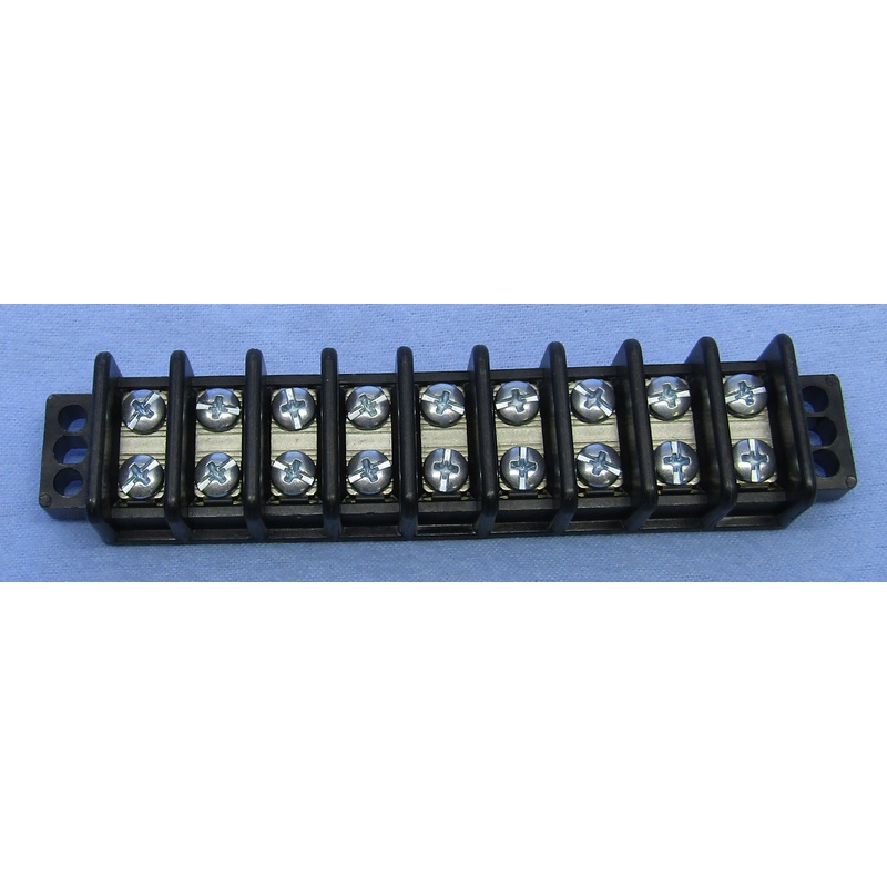 Philmore 13-1609 9 Position Dual Row Terminal Block Barrier Strip ~ 30A @ 600V