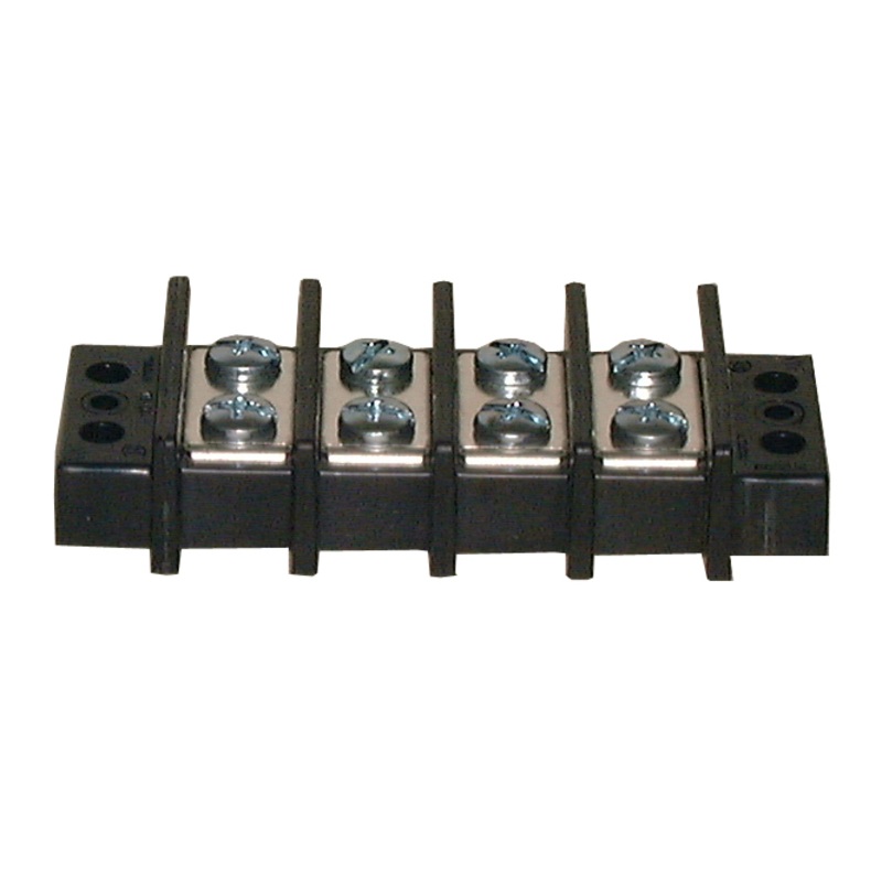 Philmore 13-1704 4 Position Dual Row Terminal Block Barrier Strip ~ 75A @ 600V