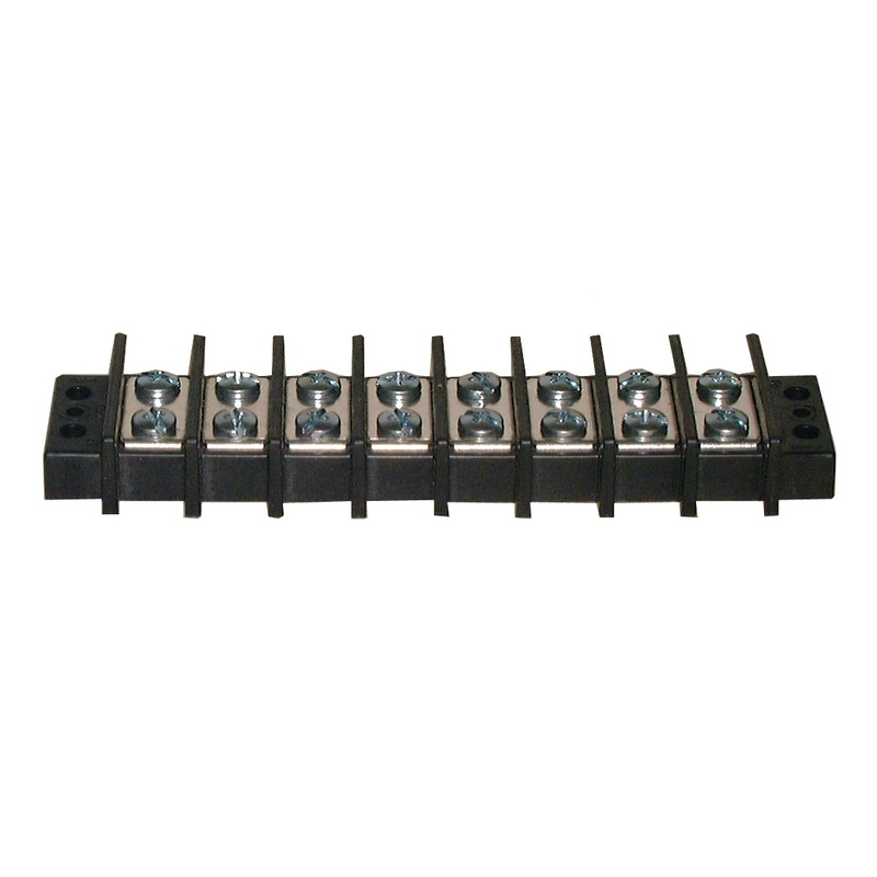 Philmore 13-1708 8 Position Dual Row Terminal Block Barrier Strip ~ 75A @ 600V