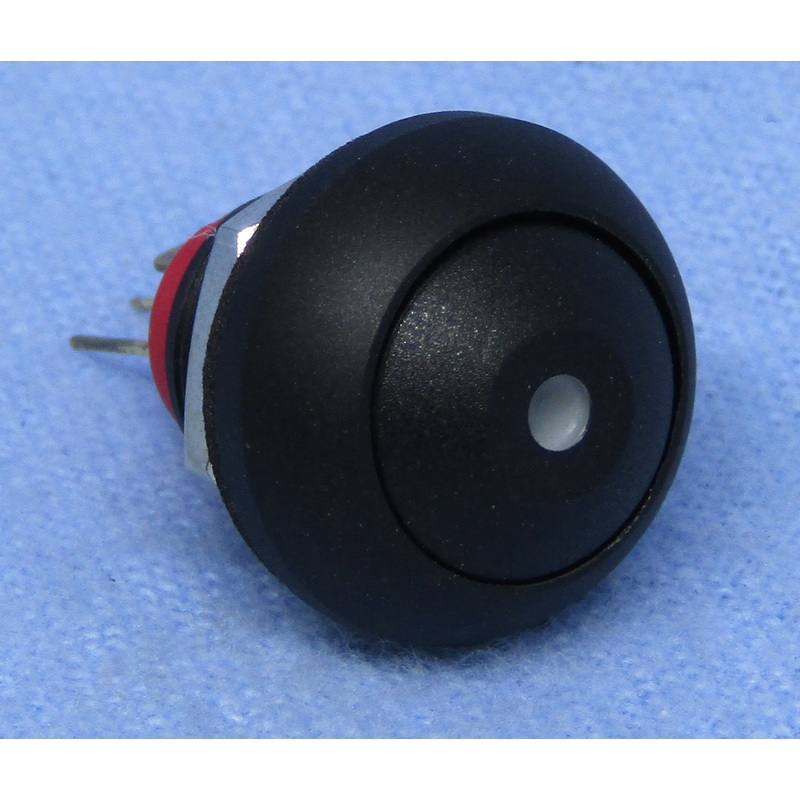 Philmore 30-12640 SPST OFF-(ON) Momentary Yellow LED Push Button Switch IP67