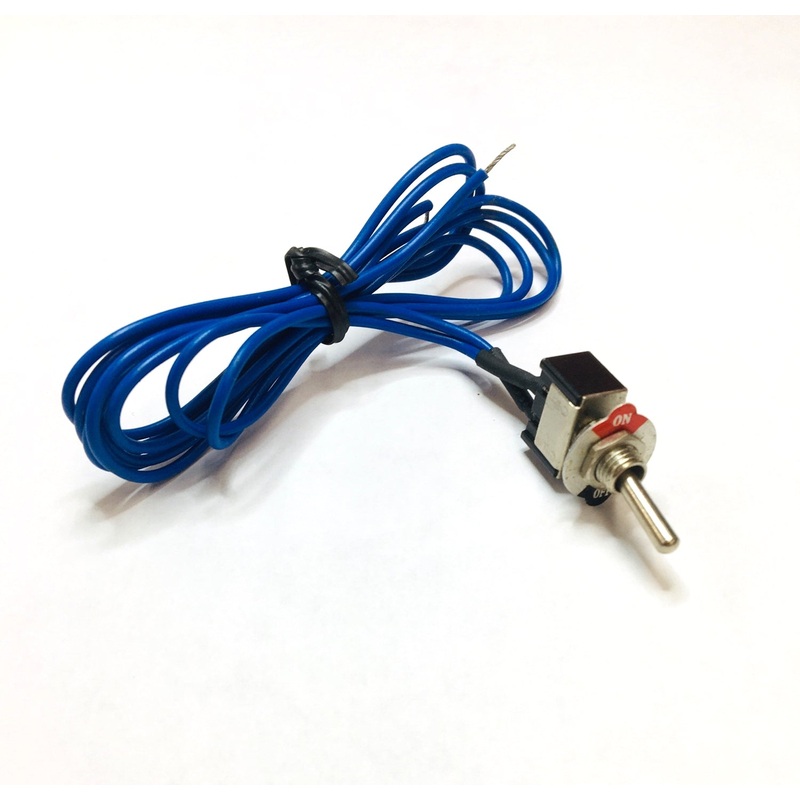 Philmore # 30-10005 SPST OFF-ON Mini Toggle Switch, 24″ Wire Leads 6A@12-14V DC