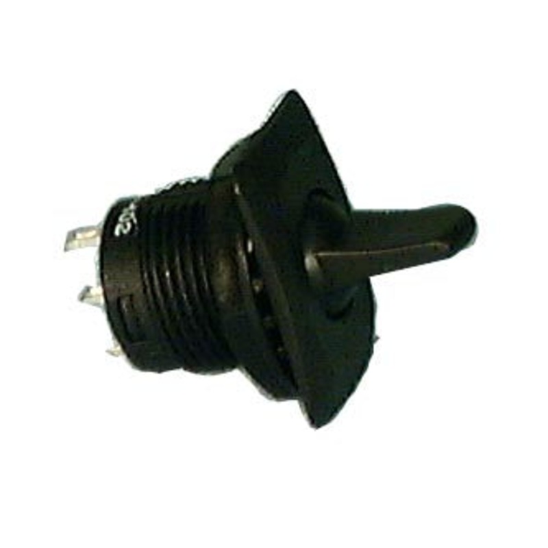 Philmore 30-10320 SPDT ON-ON, Round Paddle Lever Toggle Switch 6A@125V AC