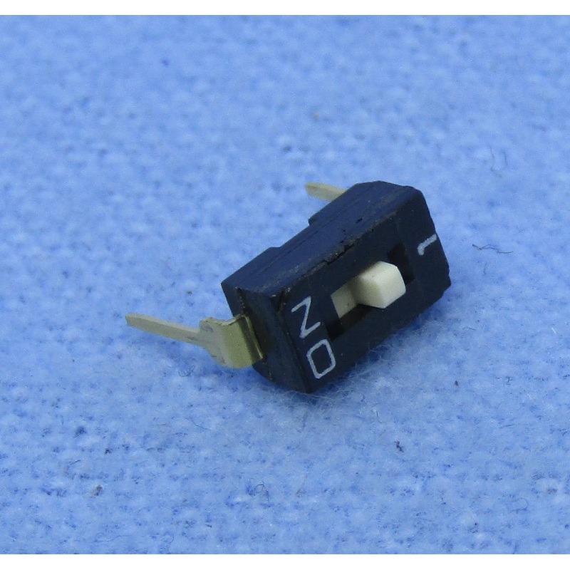 Philmore 30-11001 1 Position DIP Switch, 2.54mm Spacing ON-OFF 100mA@50V DC