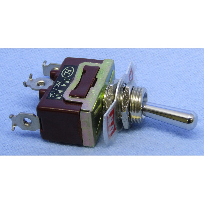 Philmore 30-1114 SPDT ON-ON Standard Toggle Switch 15A@125V/250V AC – Screw