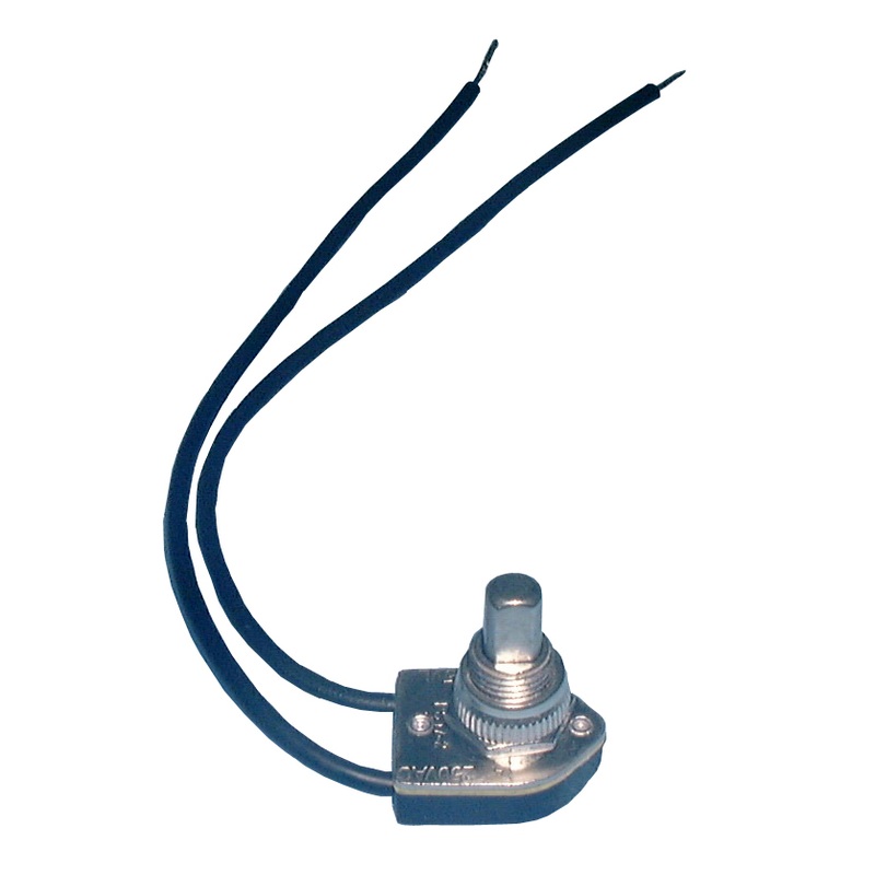 Philmore 30-1885 SPST ON-OFF Push Button Canopy Switch 3A@125V AC