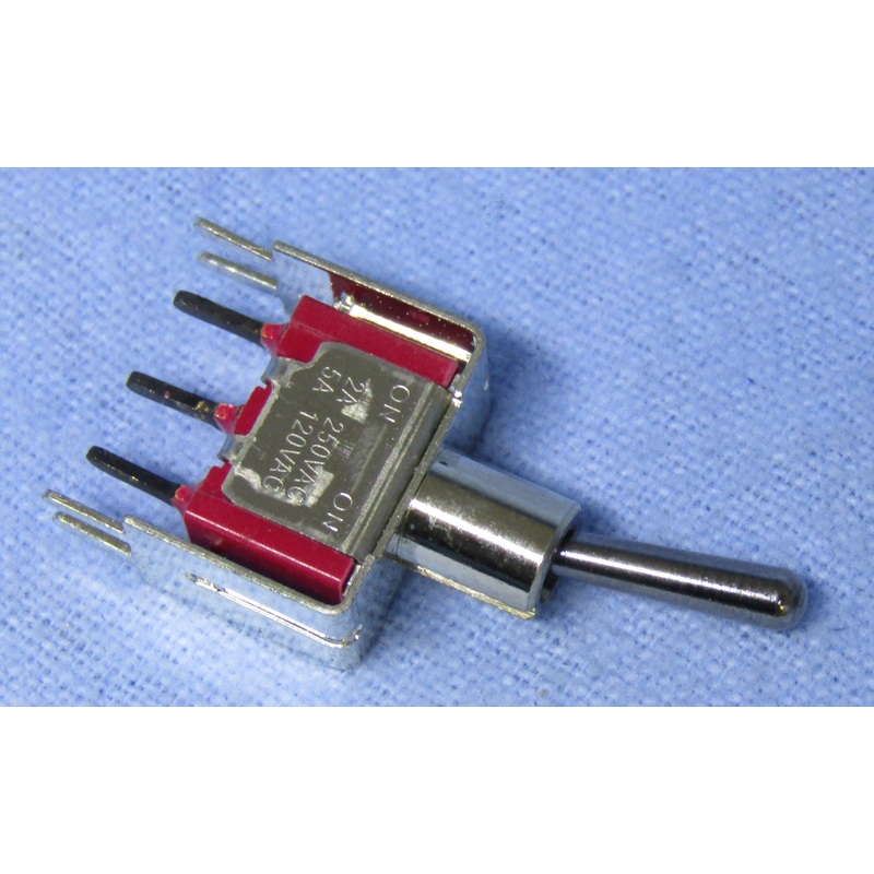 Philmore 30-20037 SPDT ON-ON PC Mount Mini Toggle Switch 5A@120V AC/28V DC
