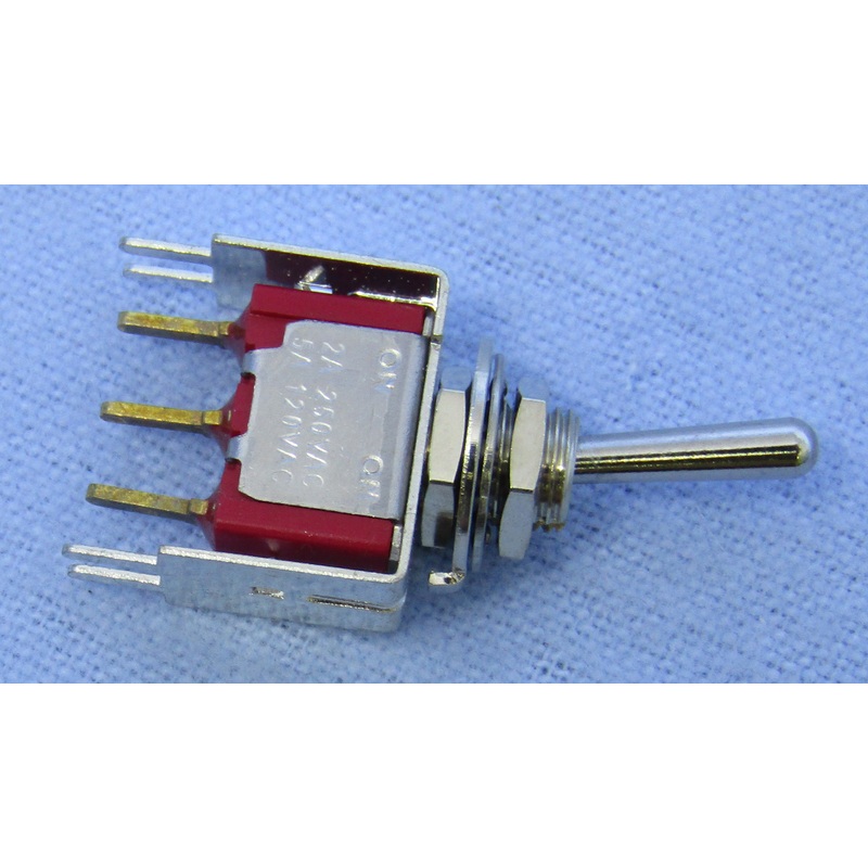 Philmore 30-20038 SPDT ON-ON PC Mount Mini Toggle Switch 5A@120V AC/28V DC