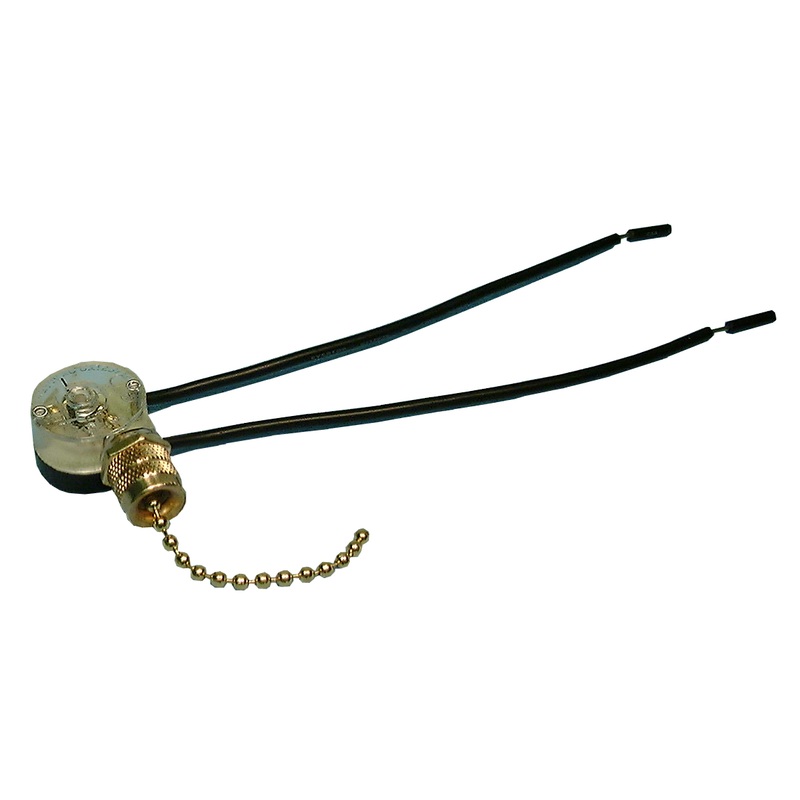 Philmore 30-9157 SPST ON-OFF Ceiling Fan Pull Chain Switch 6A@125V
