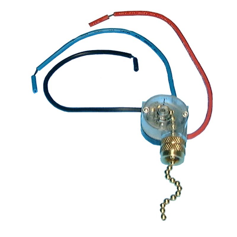 Philmore 30-9158 Ceiling Fan Pull Chain Switch ~ 2 Circuit, 3 Way (L-1, L-2, L-1&2, OFF)