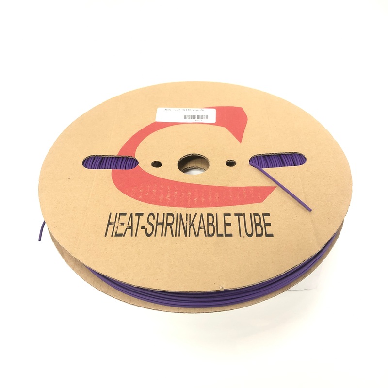 Thermosleeve CYG HST116656 VIOLET / PURPLE 1/16″ 2:1 Heat Shrink ~ 656 Foot Roll