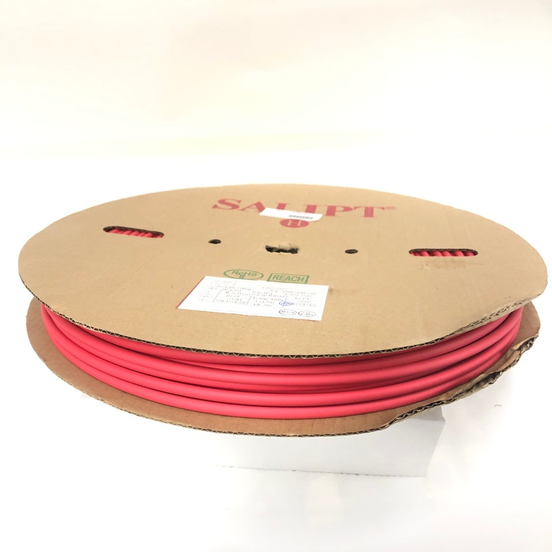Thermosleeve CYG HST14330, RED 1/4″ 2:1 Heat Shrink ~ 330 Foot Roll
