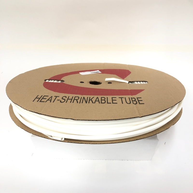 Thermosleeve CYG HST14330, WHITE 1/4″ 2:1 Heat Shrink ~ 330 Foot Roll