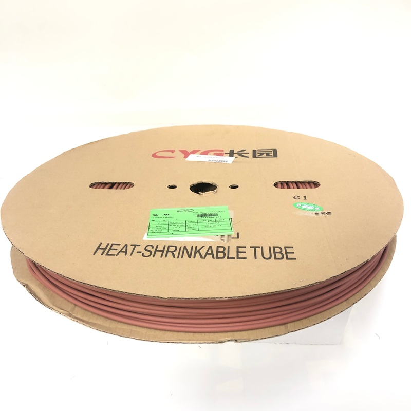 Thermosleeve CYG HST18330, BROWN 1/8″ 2:1 Heat Shrink ~ 330 Foot Roll