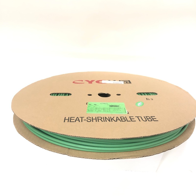 Thermosleeve CYG HST316330, GREEN 3/16″ 2:1 Heat Shrink ~ 330 Foot Roll