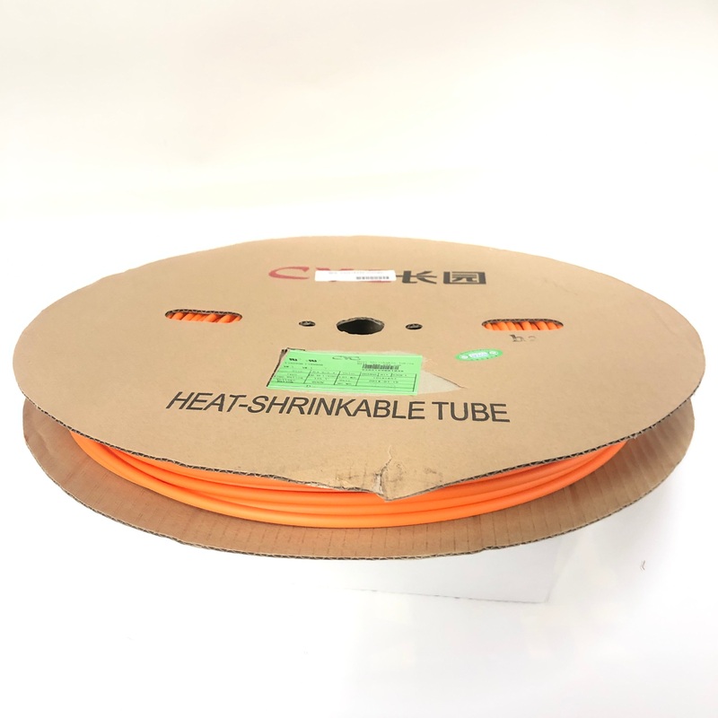 Thermosleeve CYG HST316330, ORANGE 3/16″ 2:1 Heat Shrink ~ 330 Foot Roll