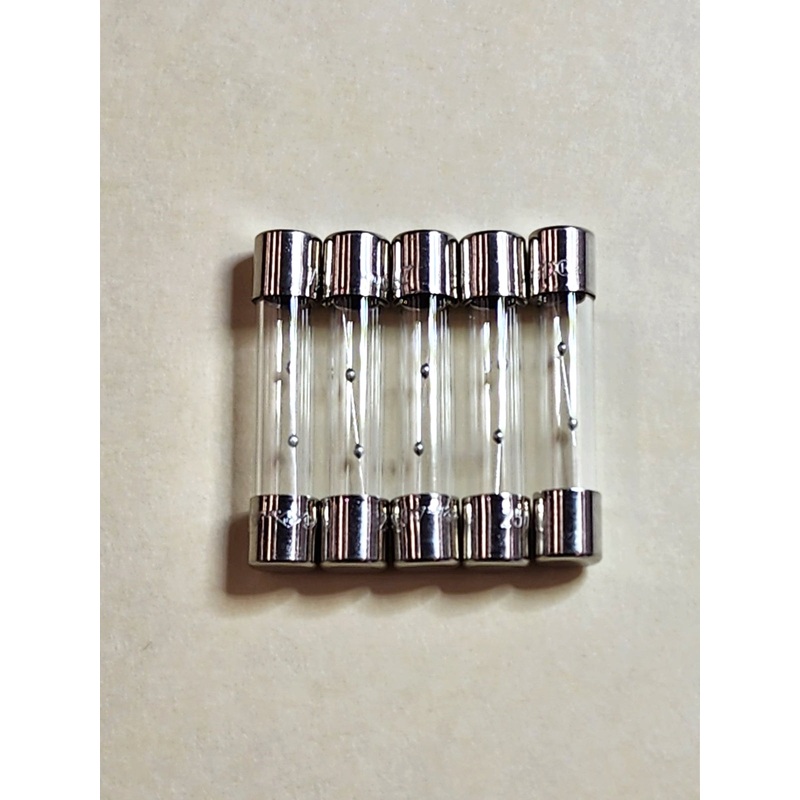 5 Pack of Optifuse TSA-3A  MDL-3, 3A 250V Time Delay (Slow Blow) Glass Fuses