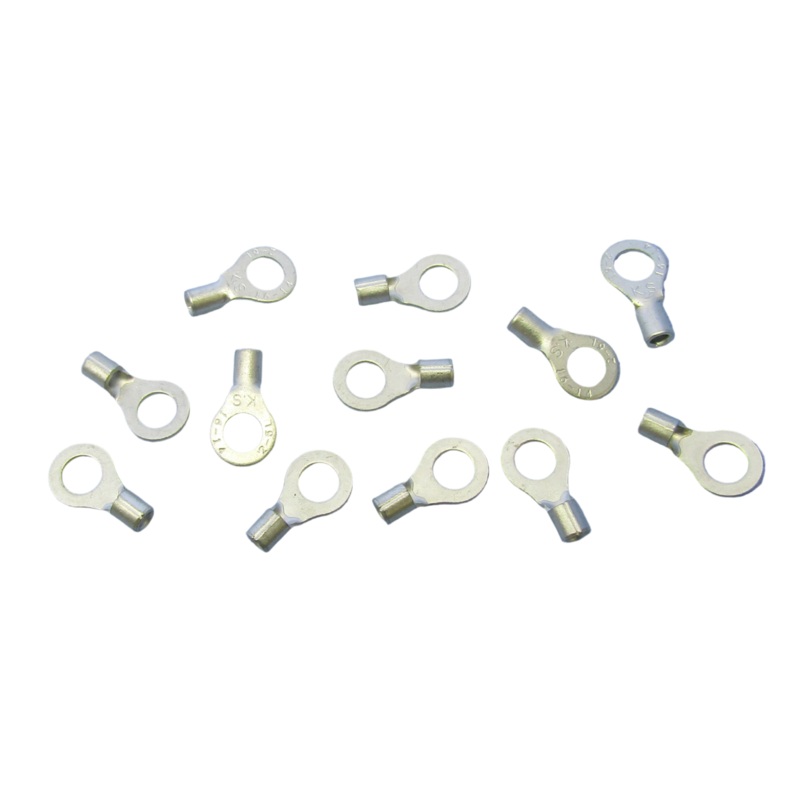 65-1046C, Philmore  #10 RING TERMINAL UN-INSULATED 16-14 AWG 100pk