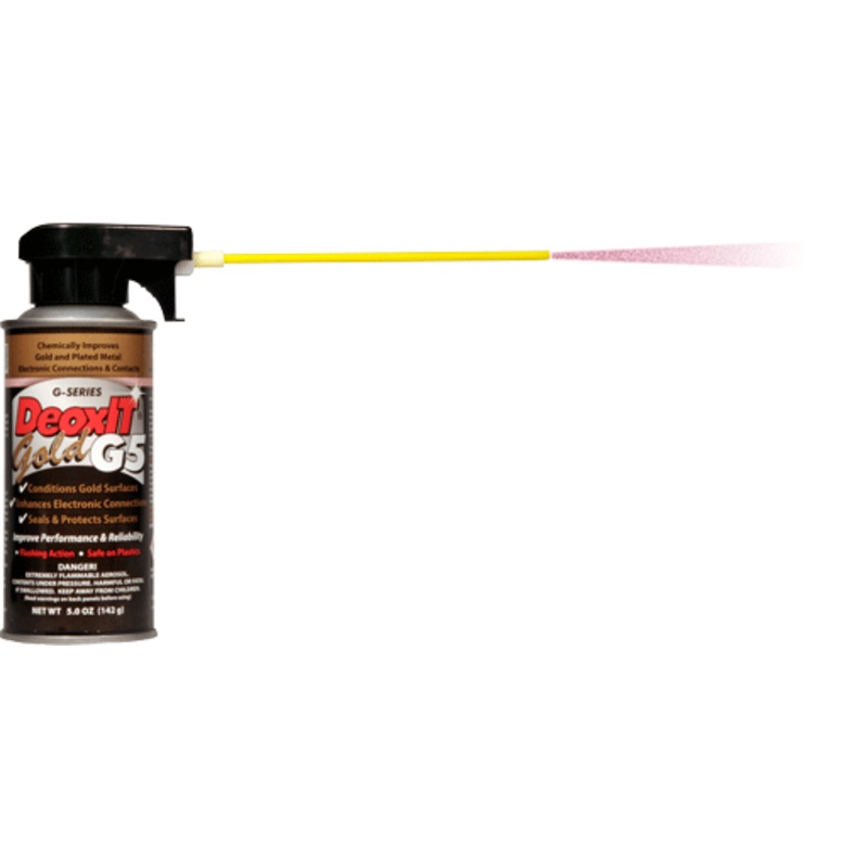 Caig Labs G5S-6 ProGold G5 Contact Cleaner Spray, Enhancer and Lubricant, 5 oz