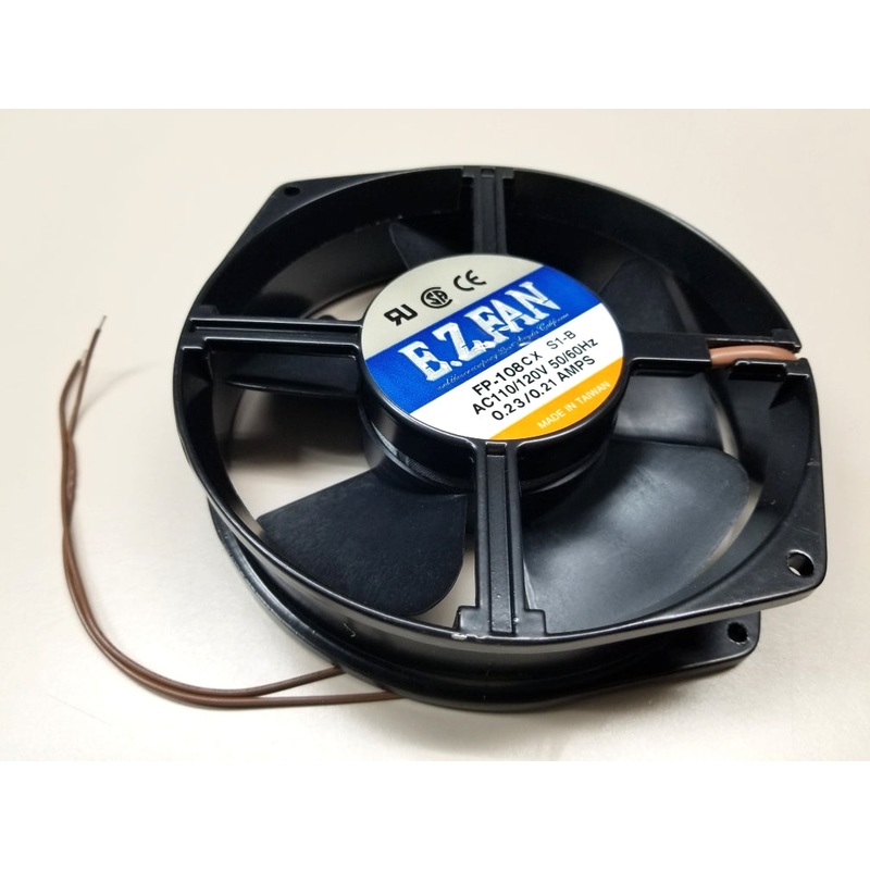 FP-108CX-S1-B, EZ FAN Cooling Fan 120V AC 162mm x 150mm x 38mm ~ 130CFM