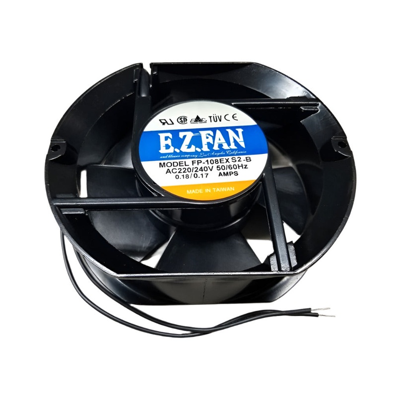 FP-108EX-S2-B, EZ FAN Cooling Fan 240V AC 172mm x 150mm x 51mm ~ 170CFM
