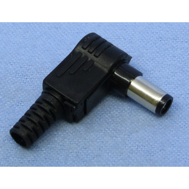 Philmore # 2509, 2.5mm I.D. x 5.5mm O.D. Right Angle Coaxial Power Plug