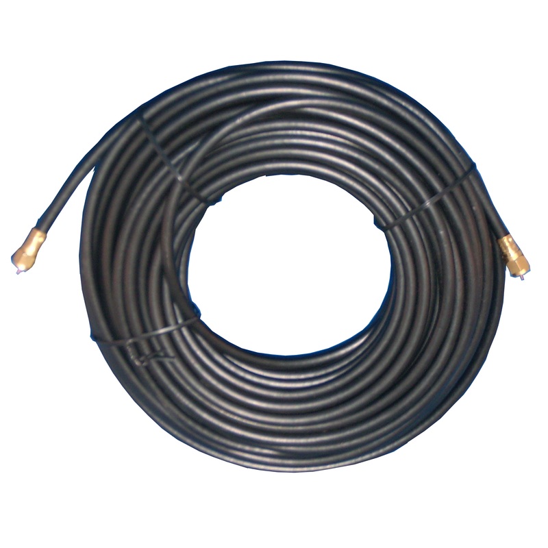 Philmore RG6100 Direct Burial Grade Type F TV Coax Cable ~ BLACK 100 Foot Length