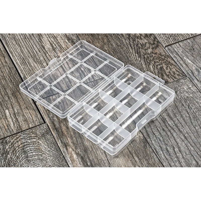 11 Compartment Plastic Storage Box Bin With Lock (7-1/2″ x 4-7/8″ x 1-1/4″)