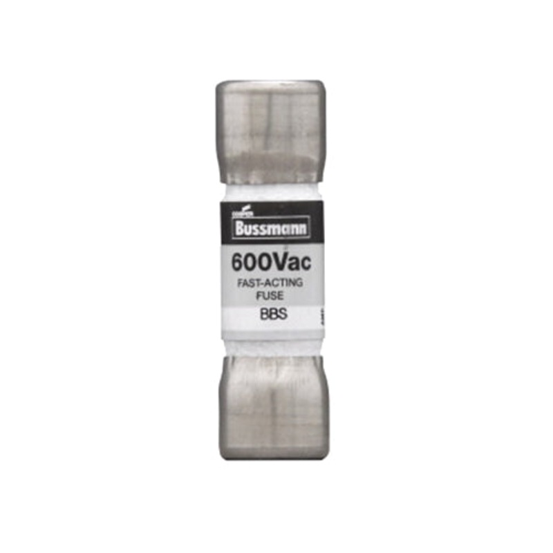 Buss BBS-2, 2A 600V Fast Acting (Fast Blow) Fiber Body Supplemental Fuse