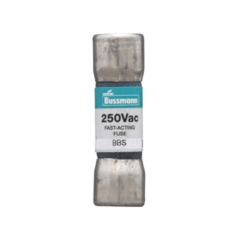 Buss BBS-8, 8A 250V Fast Acting (Fast Blow) Fiber Body Supplemental Fuse