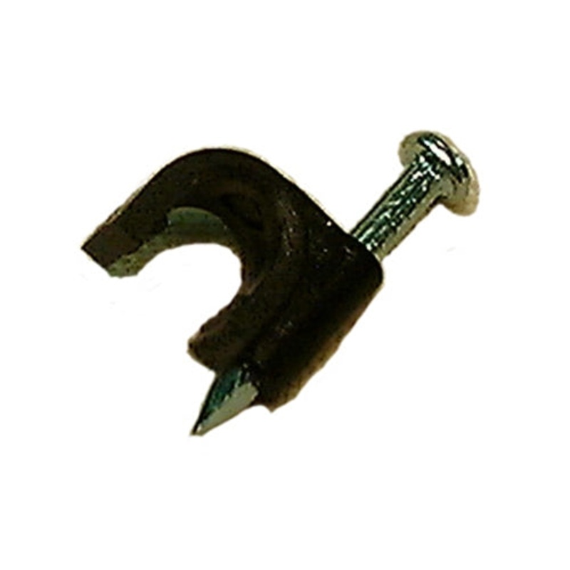 Philmore 2060BL, Black Fastening Clamps for Wire & RG59 (0.242″) Cable ~ 20 Pack
