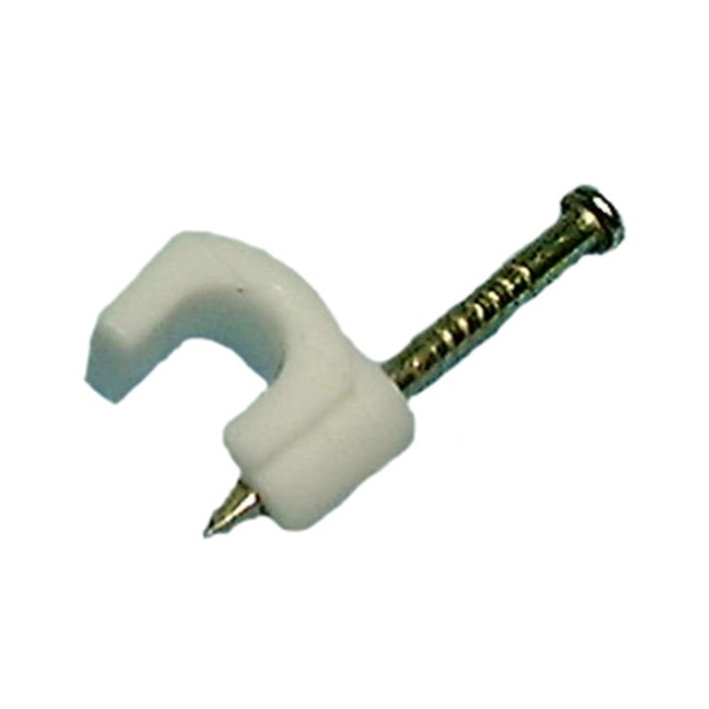 Philmore 2060WH, White Fastening Clamps for Wire & RG59 (0.242″) Cable ~ 20 Pack