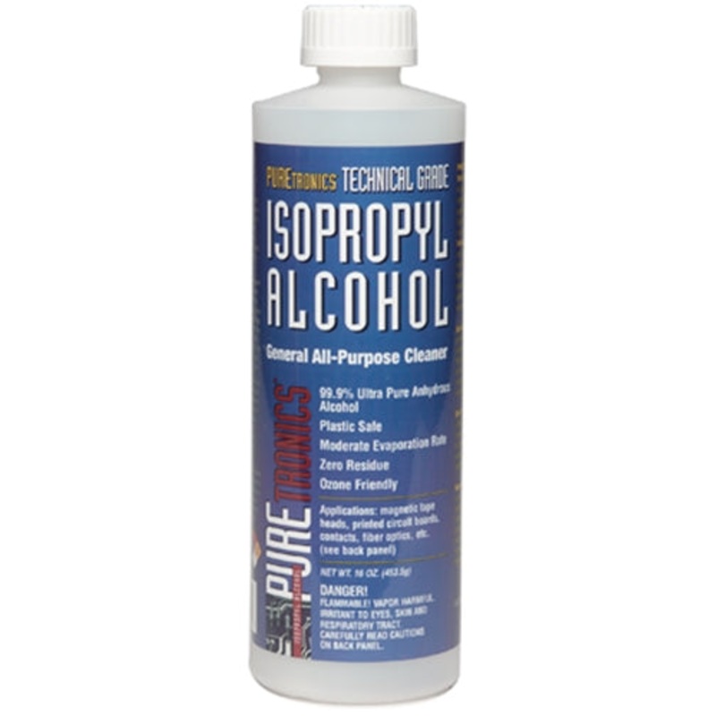 Puretronics # 3100, 99.9% Technical Grade Isopropyl Alcohol ~ 16 Ounce Bottle