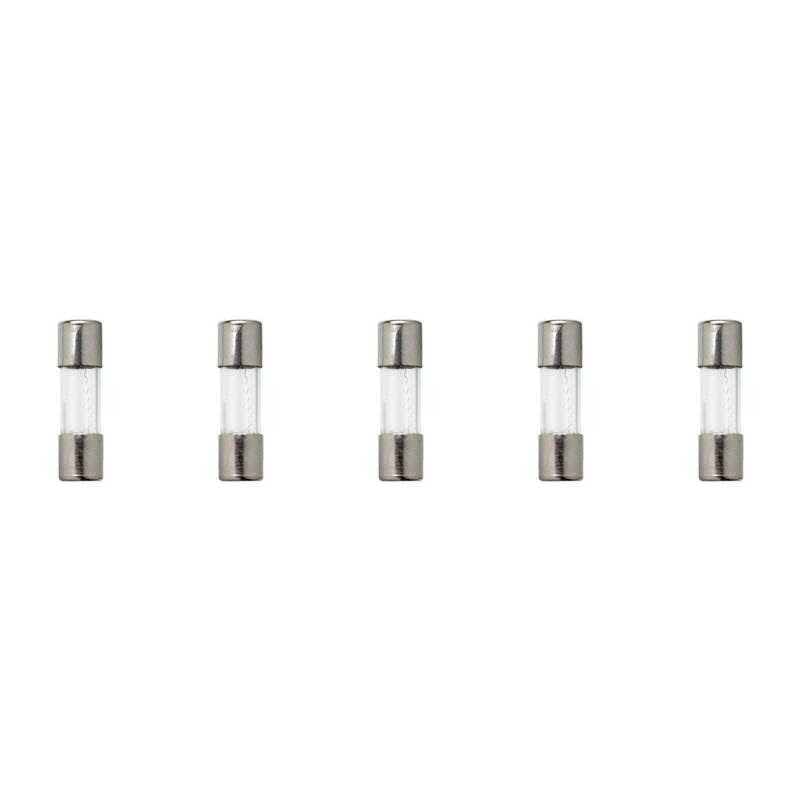 5 Pack of AGW-3, 3A 32V Fast Acting (Fast Blow) Glass Fuses 1/4″ x 7/8″