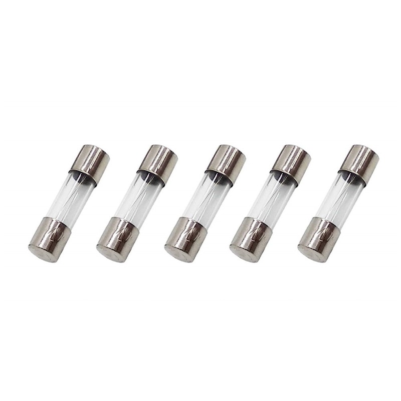 5 Pack of Littelfuse  GDC-.080, 80mA 250V, Time Delay (Slow Blow) Glass Body Fuses
