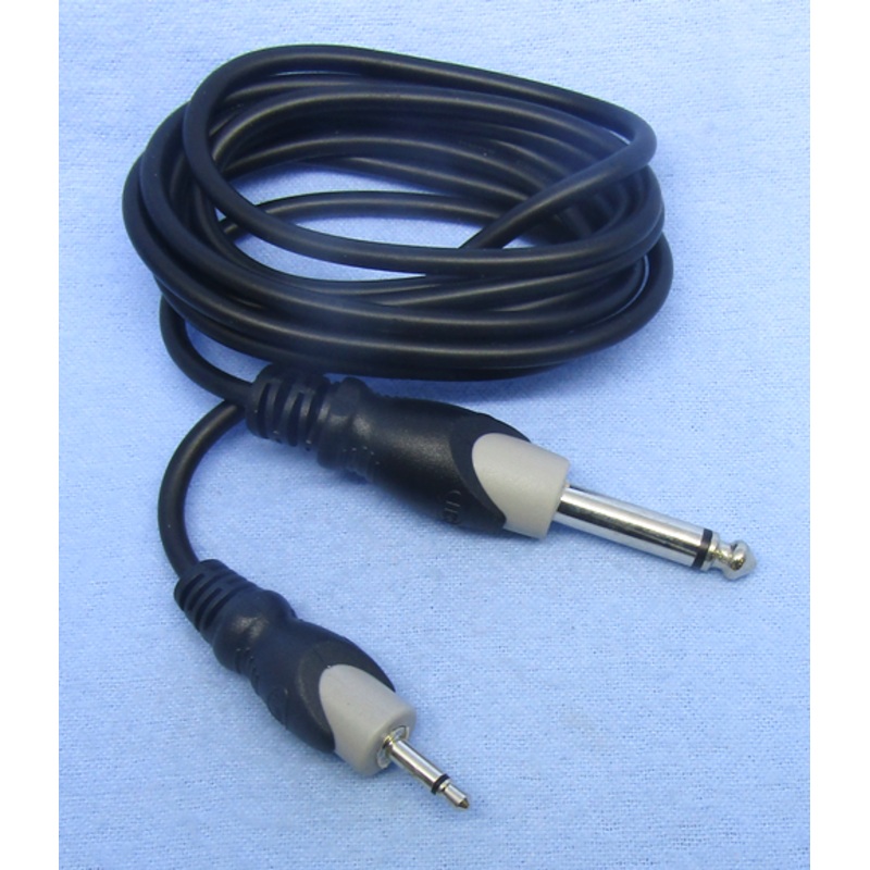 CA62, Philmore 6 Foot Male 1/4″ Mono Plug to Male 3.5mm Mono Mini Plug Cable