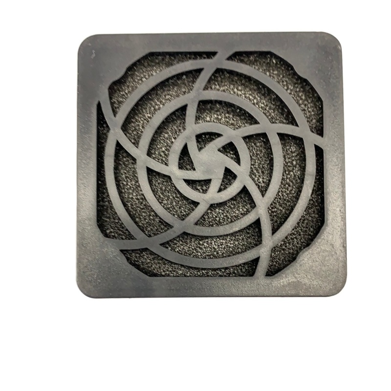 FIL-2P, 60mm Fan Filter and Finger Guard ~ Fits 2.36″ (60mm) Box Fans