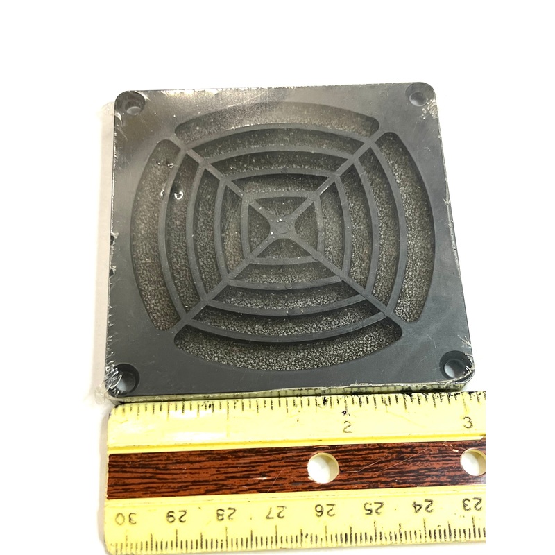 FIL-3P, 80mm Fan Filter and Finger Guard ~ Fits 3.15″ (80mm) Box Fans